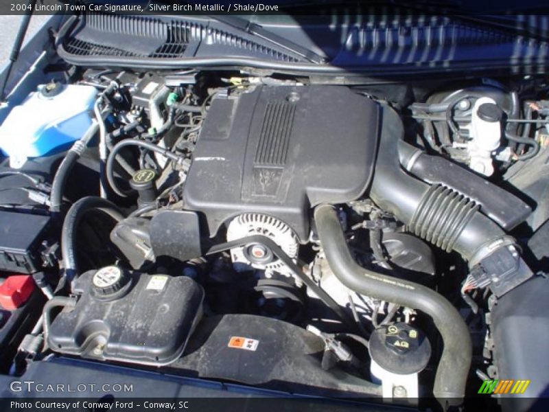 Silver Birch Metallic / Shale/Dove 2004 Lincoln Town Car Signature