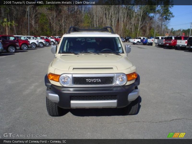 Sandstorm Metallic / Dark Charcoal 2008 Toyota FJ Cruiser 4WD