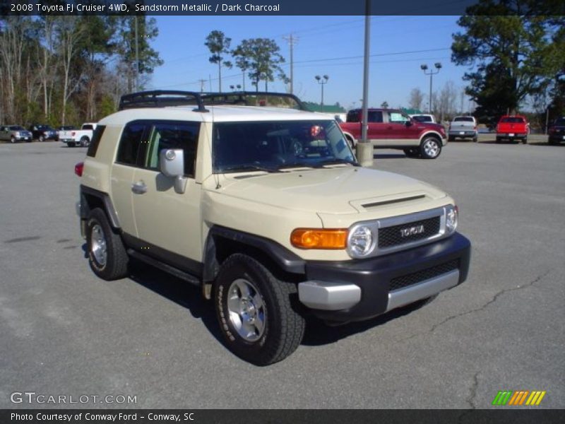 Sandstorm Metallic / Dark Charcoal 2008 Toyota FJ Cruiser 4WD