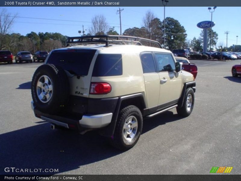 Sandstorm Metallic / Dark Charcoal 2008 Toyota FJ Cruiser 4WD