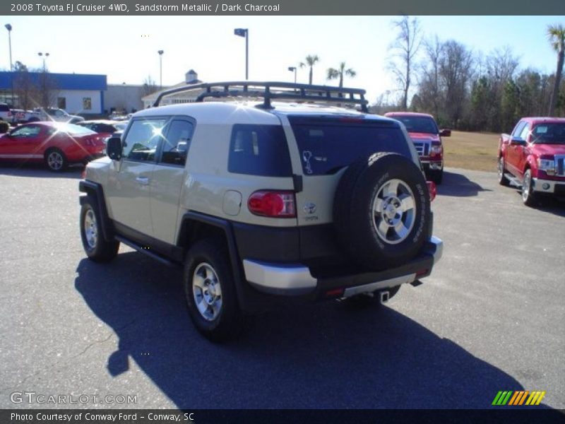 Sandstorm Metallic / Dark Charcoal 2008 Toyota FJ Cruiser 4WD