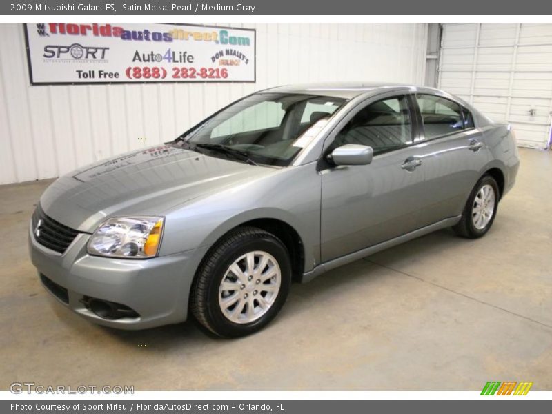 Satin Meisai Pearl / Medium Gray 2009 Mitsubishi Galant ES