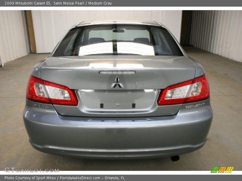 Satin Meisai Pearl / Medium Gray 2009 Mitsubishi Galant ES