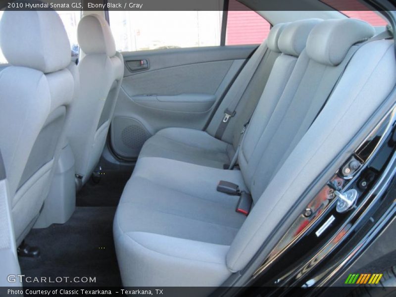 Ebony Black / Gray 2010 Hyundai Sonata GLS