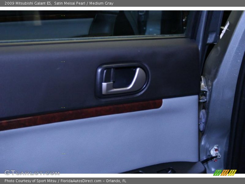 Satin Meisai Pearl / Medium Gray 2009 Mitsubishi Galant ES