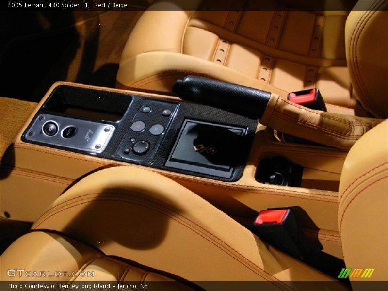 Red / Beige 2005 Ferrari F430 Spider F1