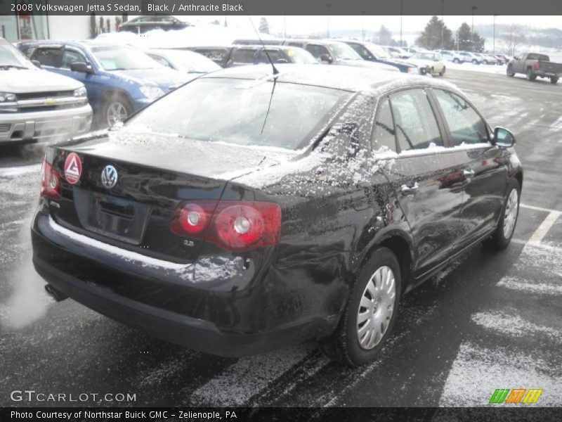 Black / Anthracite Black 2008 Volkswagen Jetta S Sedan