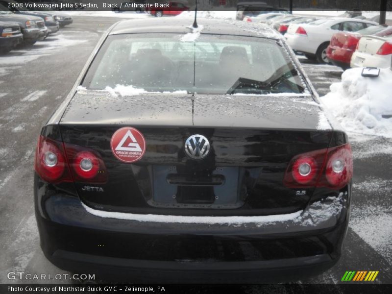 Black / Anthracite Black 2008 Volkswagen Jetta S Sedan