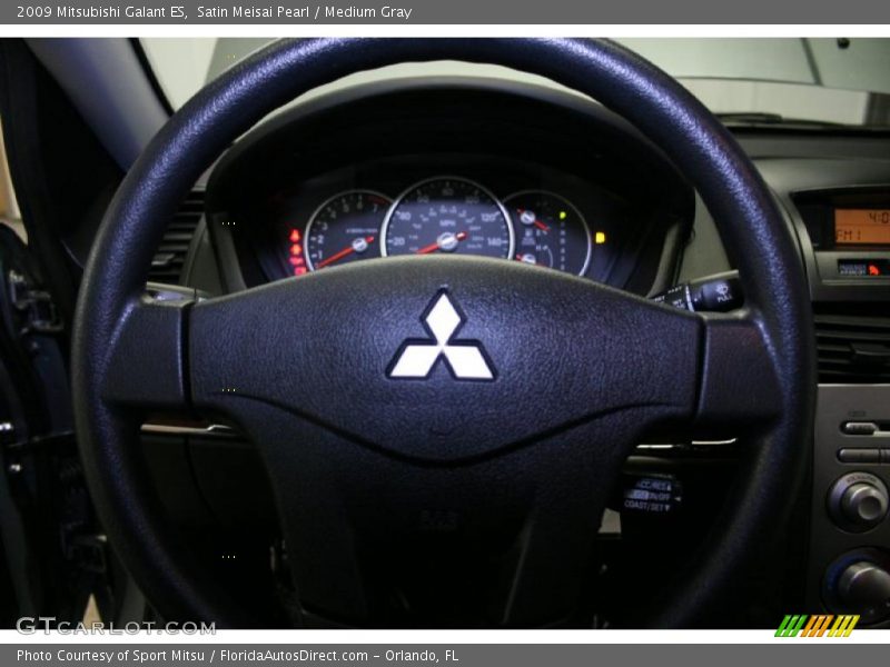 Satin Meisai Pearl / Medium Gray 2009 Mitsubishi Galant ES