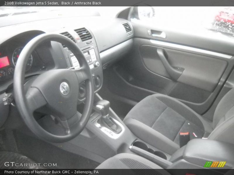 Black / Anthracite Black 2008 Volkswagen Jetta S Sedan