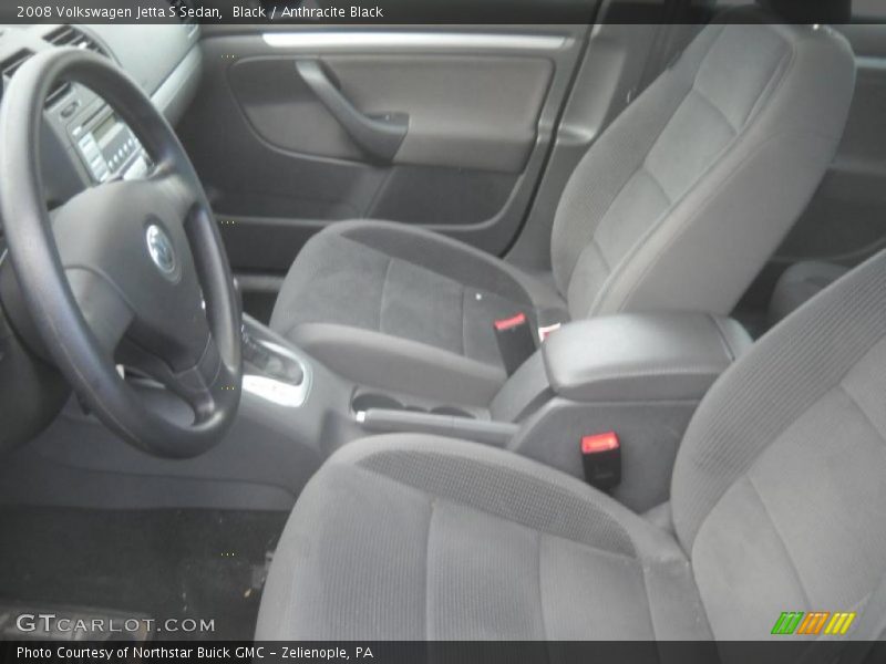 Black / Anthracite Black 2008 Volkswagen Jetta S Sedan