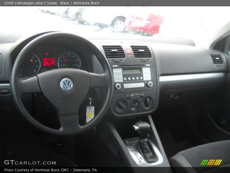 Black / Anthracite Black 2008 Volkswagen Jetta S Sedan