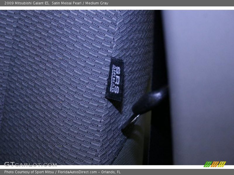 Satin Meisai Pearl / Medium Gray 2009 Mitsubishi Galant ES
