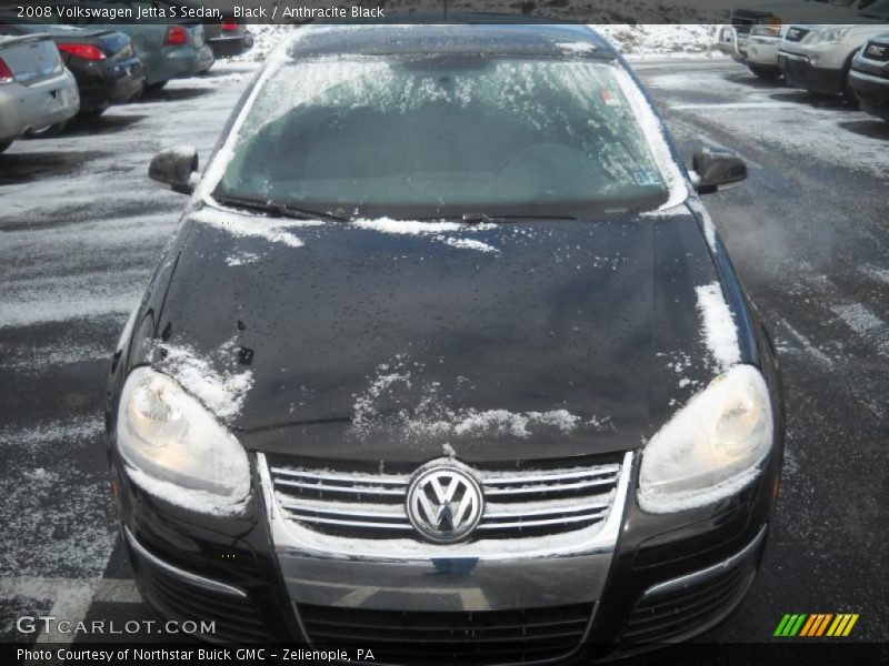 Black / Anthracite Black 2008 Volkswagen Jetta S Sedan