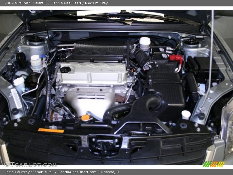 Satin Meisai Pearl / Medium Gray 2009 Mitsubishi Galant ES
