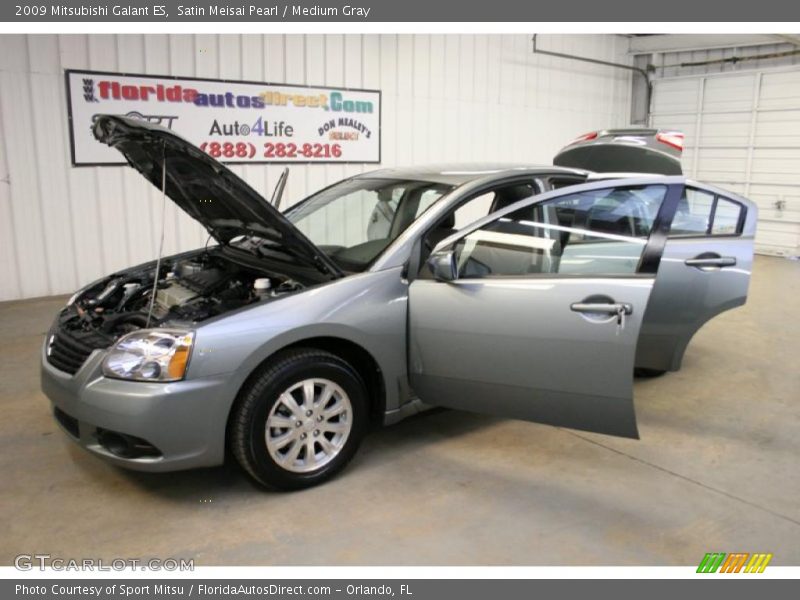 Satin Meisai Pearl / Medium Gray 2009 Mitsubishi Galant ES