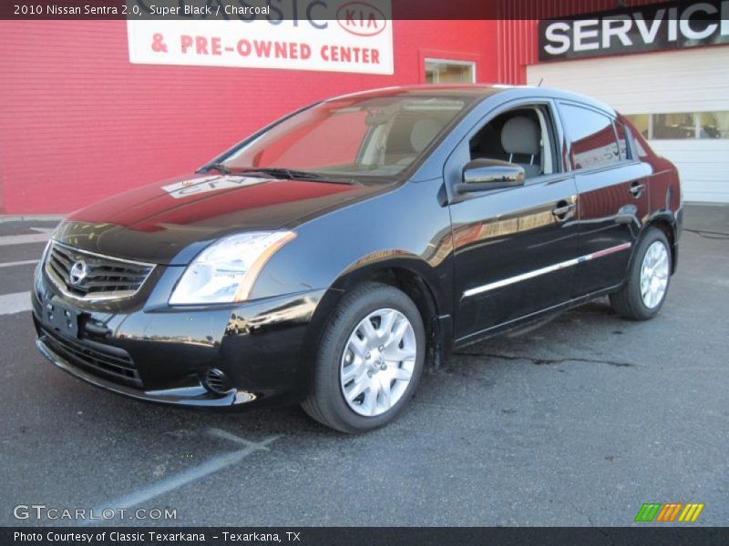 Super Black / Charcoal 2010 Nissan Sentra 2.0