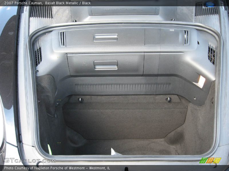 Basalt Black Metallic / Black 2007 Porsche Cayman