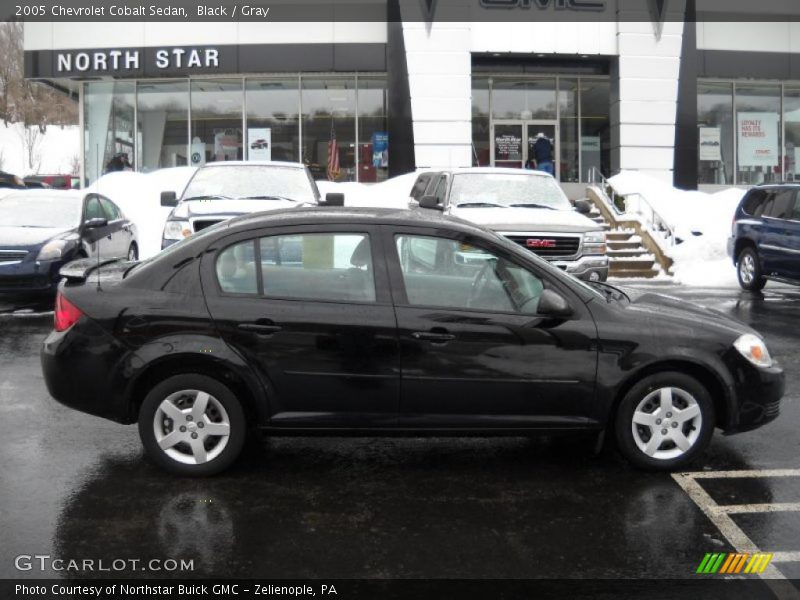 Black / Gray 2005 Chevrolet Cobalt Sedan