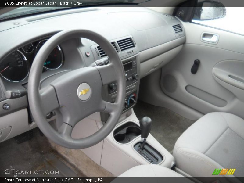 Black / Gray 2005 Chevrolet Cobalt Sedan