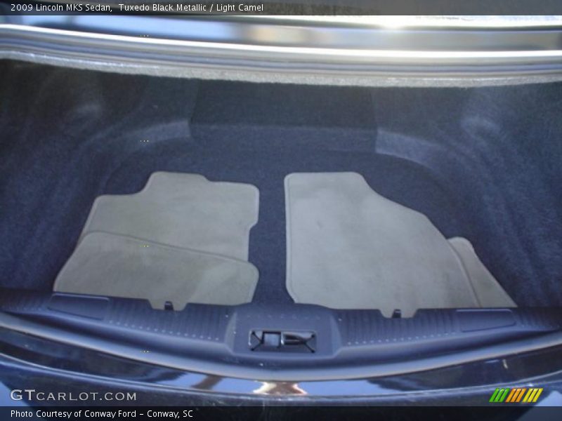 Tuxedo Black Metallic / Light Camel 2009 Lincoln MKS Sedan