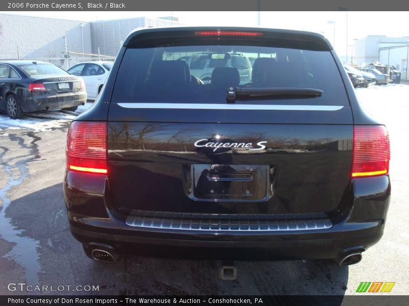 Black / Black 2006 Porsche Cayenne S