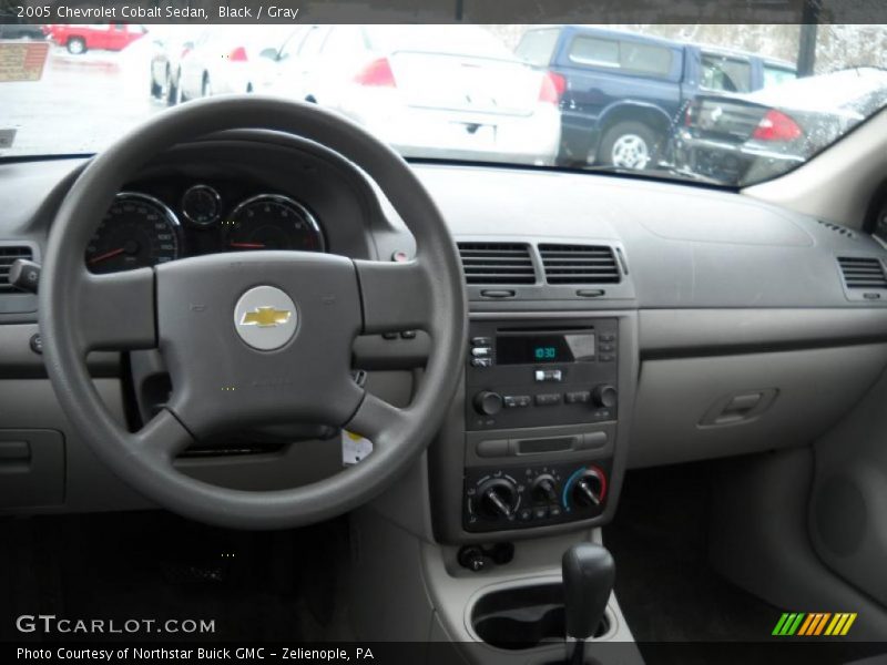 Black / Gray 2005 Chevrolet Cobalt Sedan