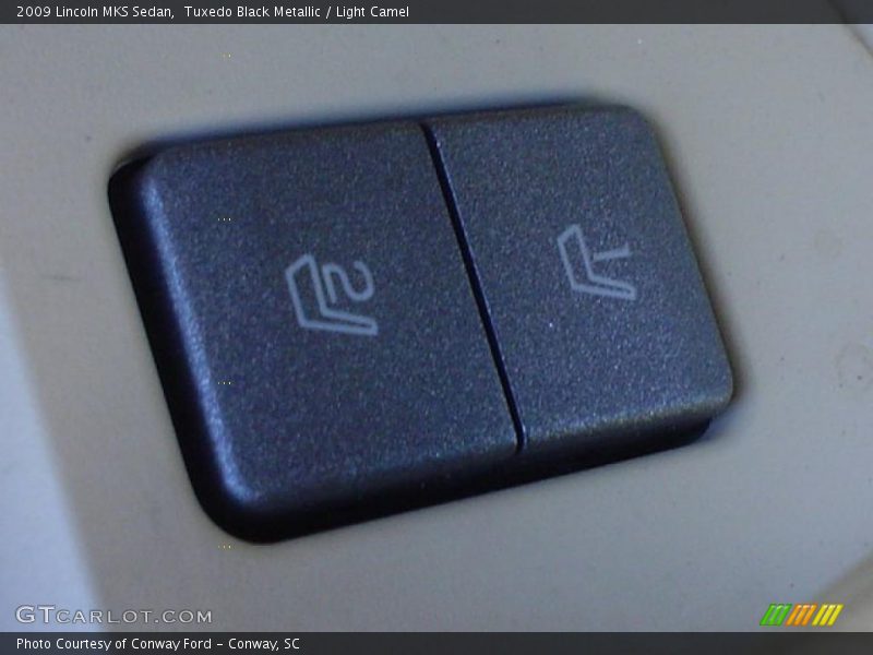 Tuxedo Black Metallic / Light Camel 2009 Lincoln MKS Sedan