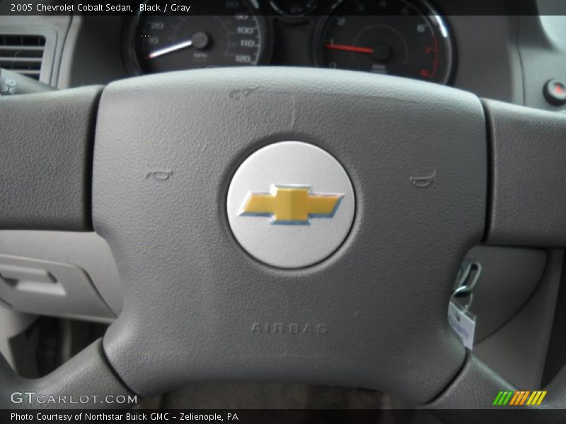 Black / Gray 2005 Chevrolet Cobalt Sedan