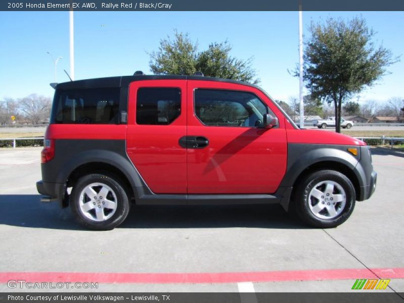 Rallye Red / Black/Gray 2005 Honda Element EX AWD
