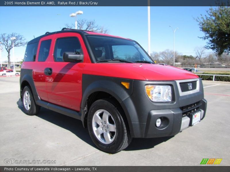 Rallye Red / Black/Gray 2005 Honda Element EX AWD