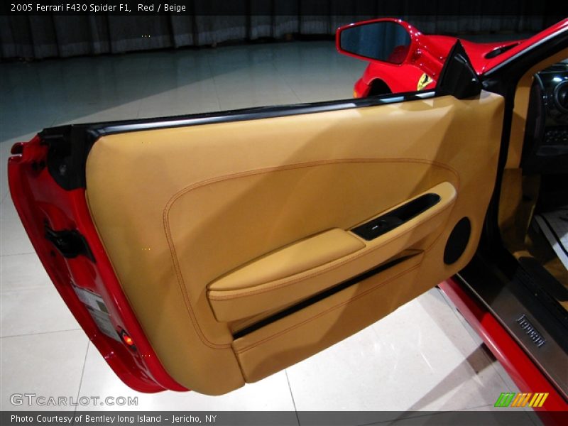 Red / Beige 2005 Ferrari F430 Spider F1