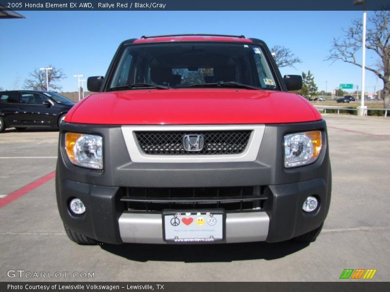Rallye Red / Black/Gray 2005 Honda Element EX AWD