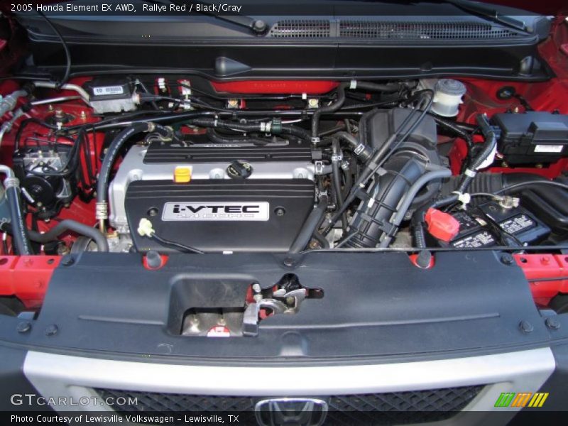 Rallye Red / Black/Gray 2005 Honda Element EX AWD