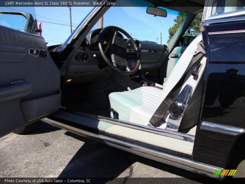 Black / Grey 1985 Mercedes-Benz SL Class 380 SL Roadster