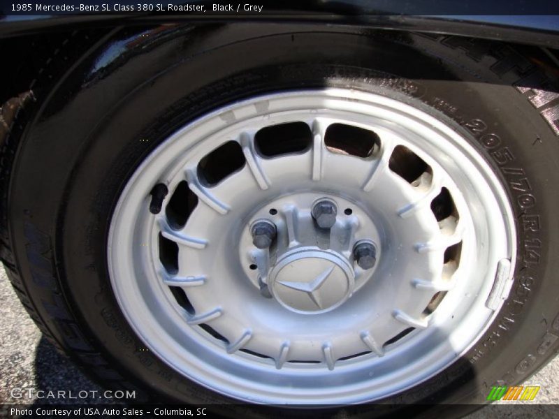 Black / Grey 1985 Mercedes-Benz SL Class 380 SL Roadster
