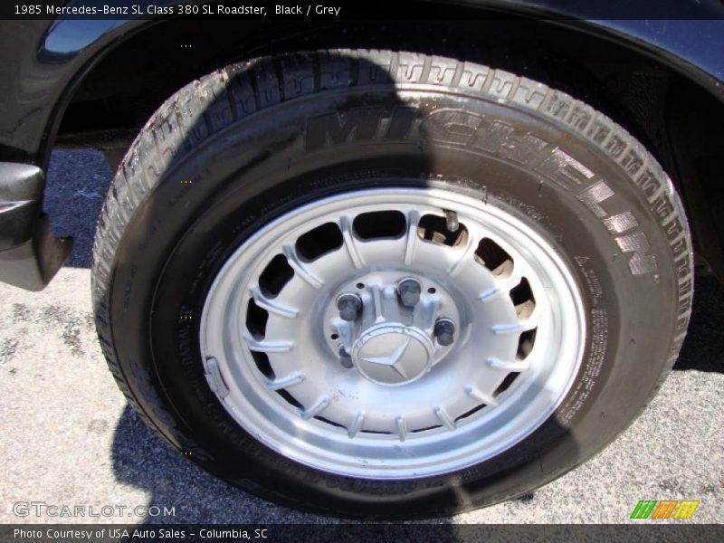 Black / Grey 1985 Mercedes-Benz SL Class 380 SL Roadster