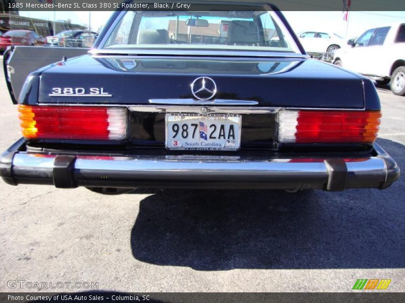 Black / Grey 1985 Mercedes-Benz SL Class 380 SL Roadster