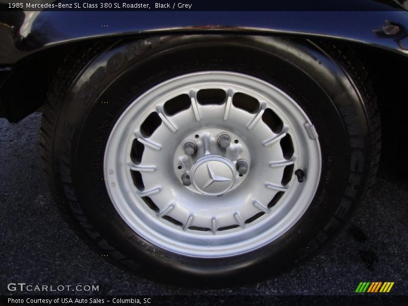Black / Grey 1985 Mercedes-Benz SL Class 380 SL Roadster