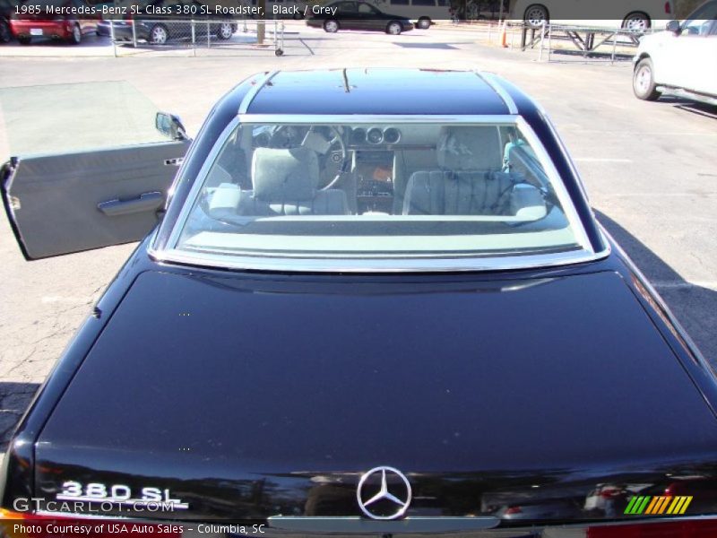 Black / Grey 1985 Mercedes-Benz SL Class 380 SL Roadster