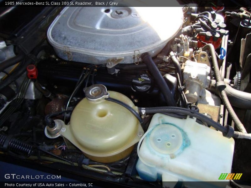 Black / Grey 1985 Mercedes-Benz SL Class 380 SL Roadster