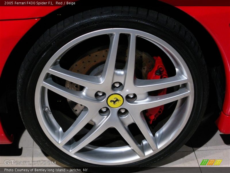 Red / Beige 2005 Ferrari F430 Spider F1