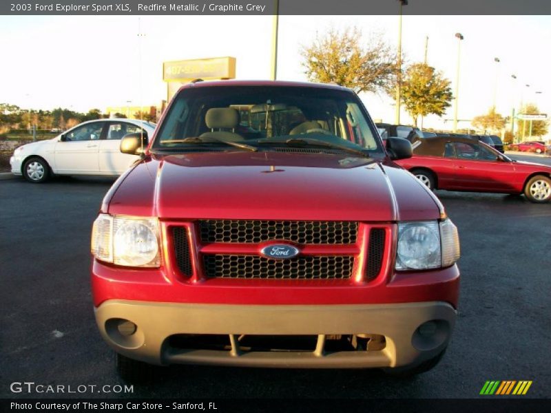 Redfire Metallic / Graphite Grey 2003 Ford Explorer Sport XLS