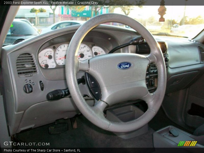Redfire Metallic / Graphite Grey 2003 Ford Explorer Sport XLS