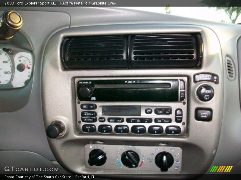 Redfire Metallic / Graphite Grey 2003 Ford Explorer Sport XLS
