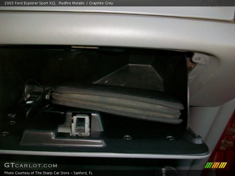 Redfire Metallic / Graphite Grey 2003 Ford Explorer Sport XLS