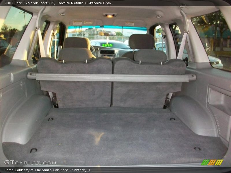Redfire Metallic / Graphite Grey 2003 Ford Explorer Sport XLS