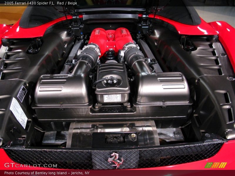 Red / Beige 2005 Ferrari F430 Spider F1