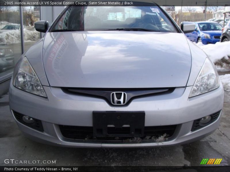 Satin Silver Metallic / Black 2005 Honda Accord LX V6 Special Edition Coupe