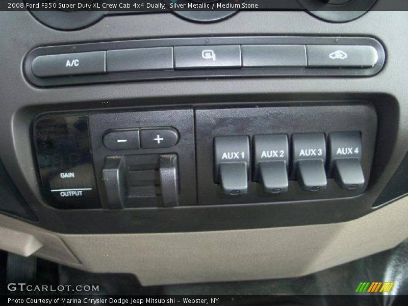 Silver Metallic / Medium Stone 2008 Ford F350 Super Duty XL Crew Cab 4x4 Dually